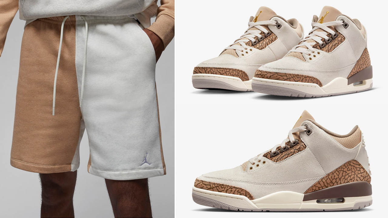 Air-Jordan-3-Palomino-Matching-Shorts