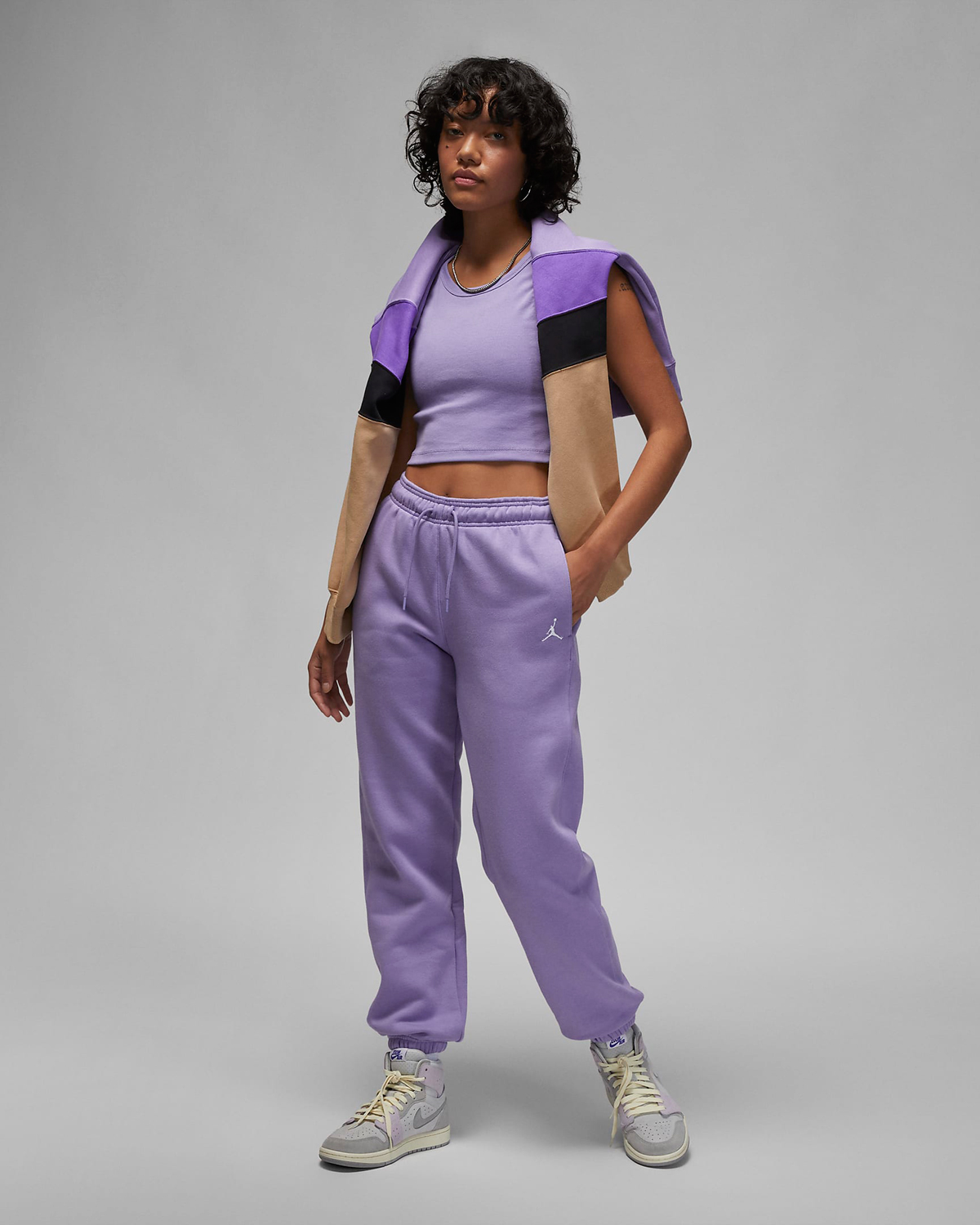Jordan-Brooklyn-Womens-Fleece-Pants-Sky-J-Light-Purple-Outfit