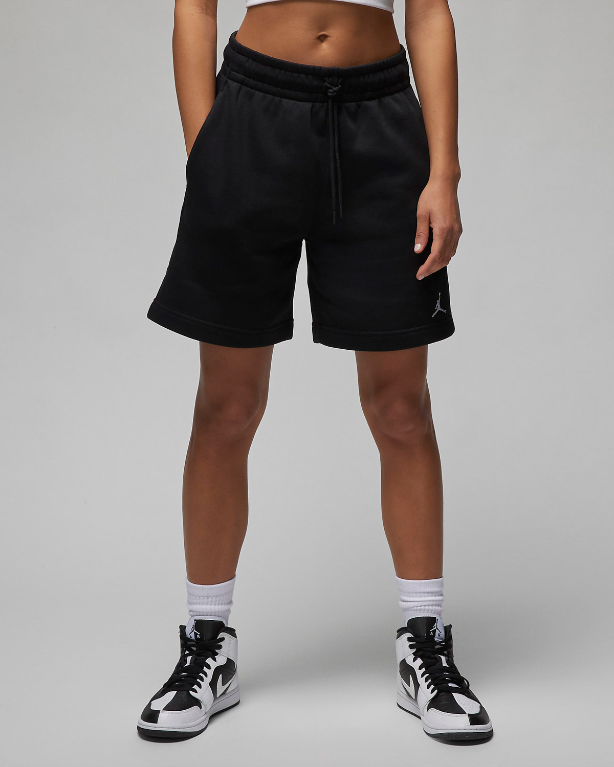 Jordan-Brooklyn-Womens-Shorts-Black