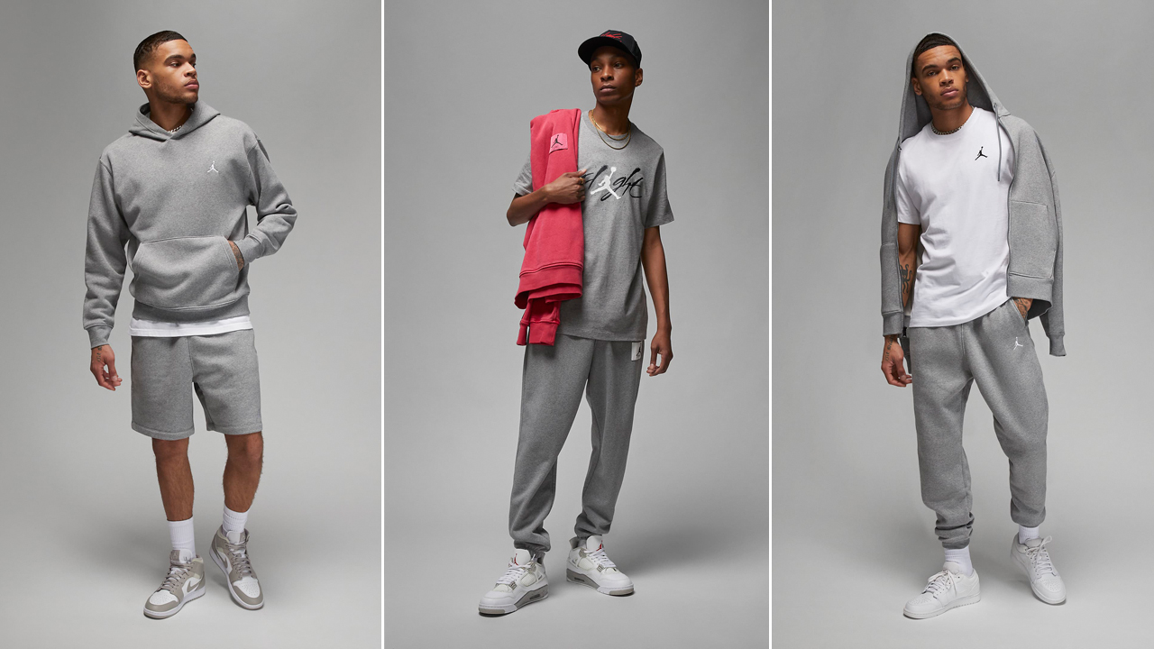 Jordan-Grey-Carbon-Heather-Clothing-Sneakers-Outfits