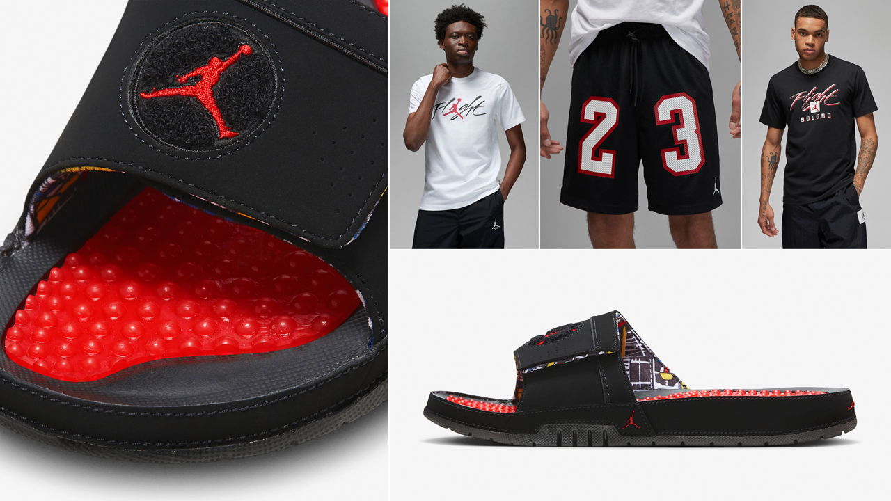 Jordan-Hydro-8-Retro-Slides-Playoffs-Shirts-Shorts-Outfits