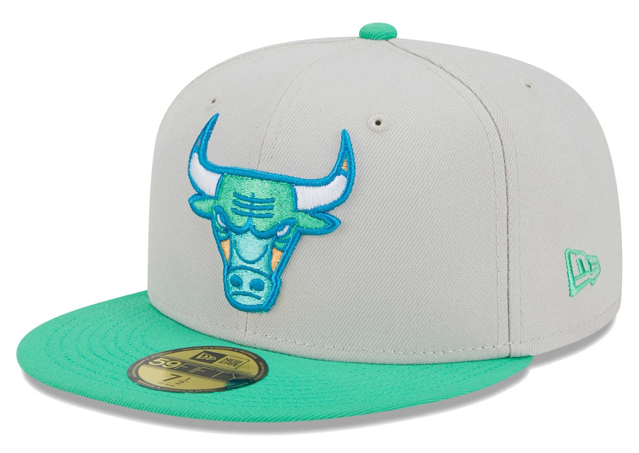 New-Era-Chicago-Bulls-Cream-Green-Fitted-Hat-1