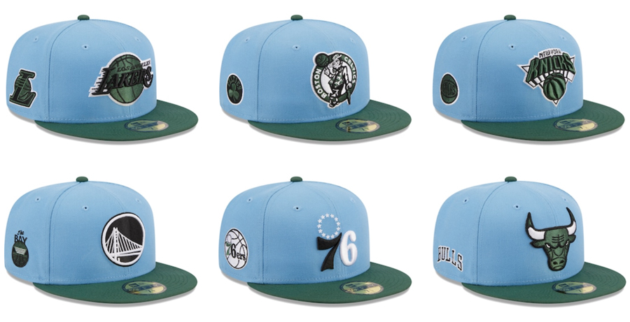 New-Era-NBA-Light-Blue-Green-Two-Tone-59FIFTY-Fitted-Hats
