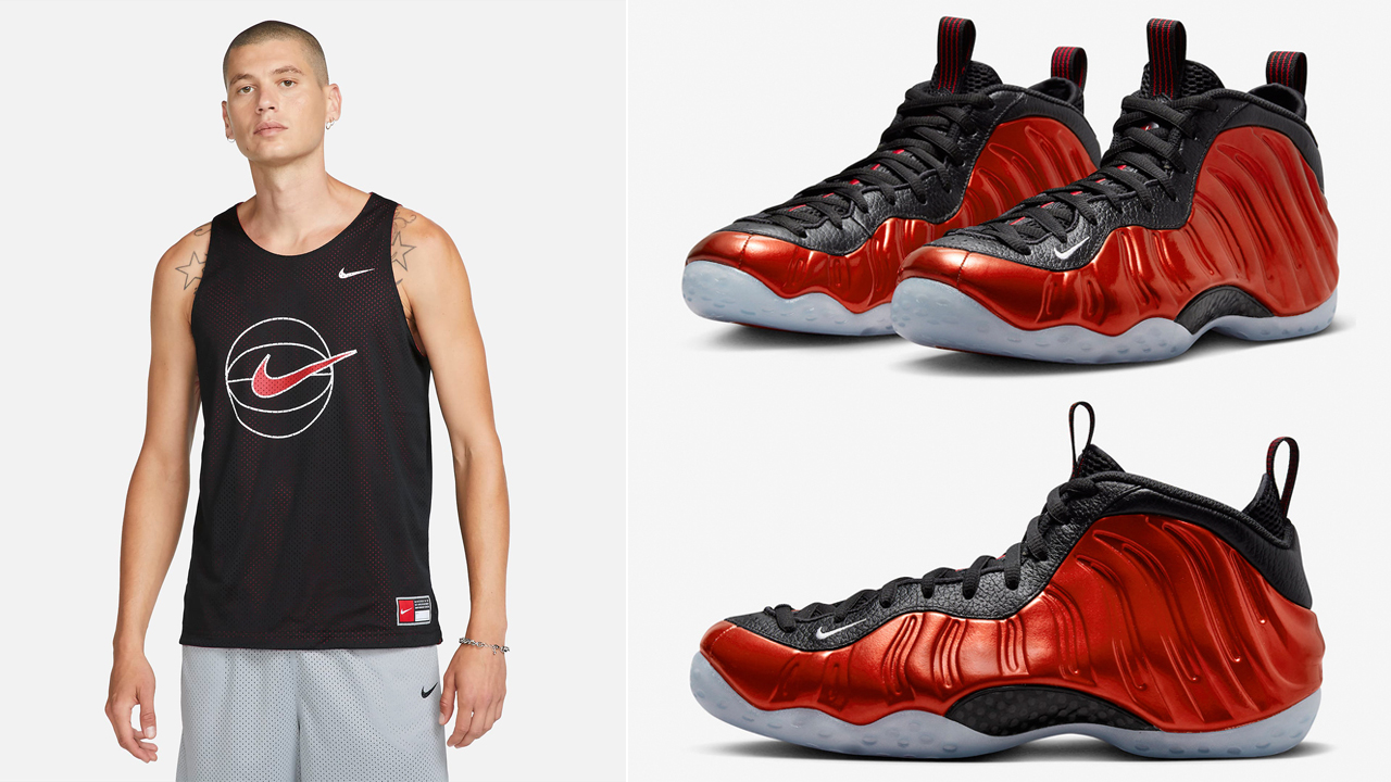 Nike-Air-Foamposite-One-Metallic-Red-Jersey-Outfit-Match
