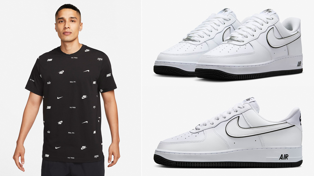 Nike-Air-Force-1-Low-White-Black-Shirts-Clothing-Outfits