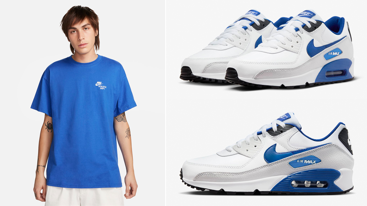 Nike-Air-Max-90-White-Game-Royal-Shirt-Outfit