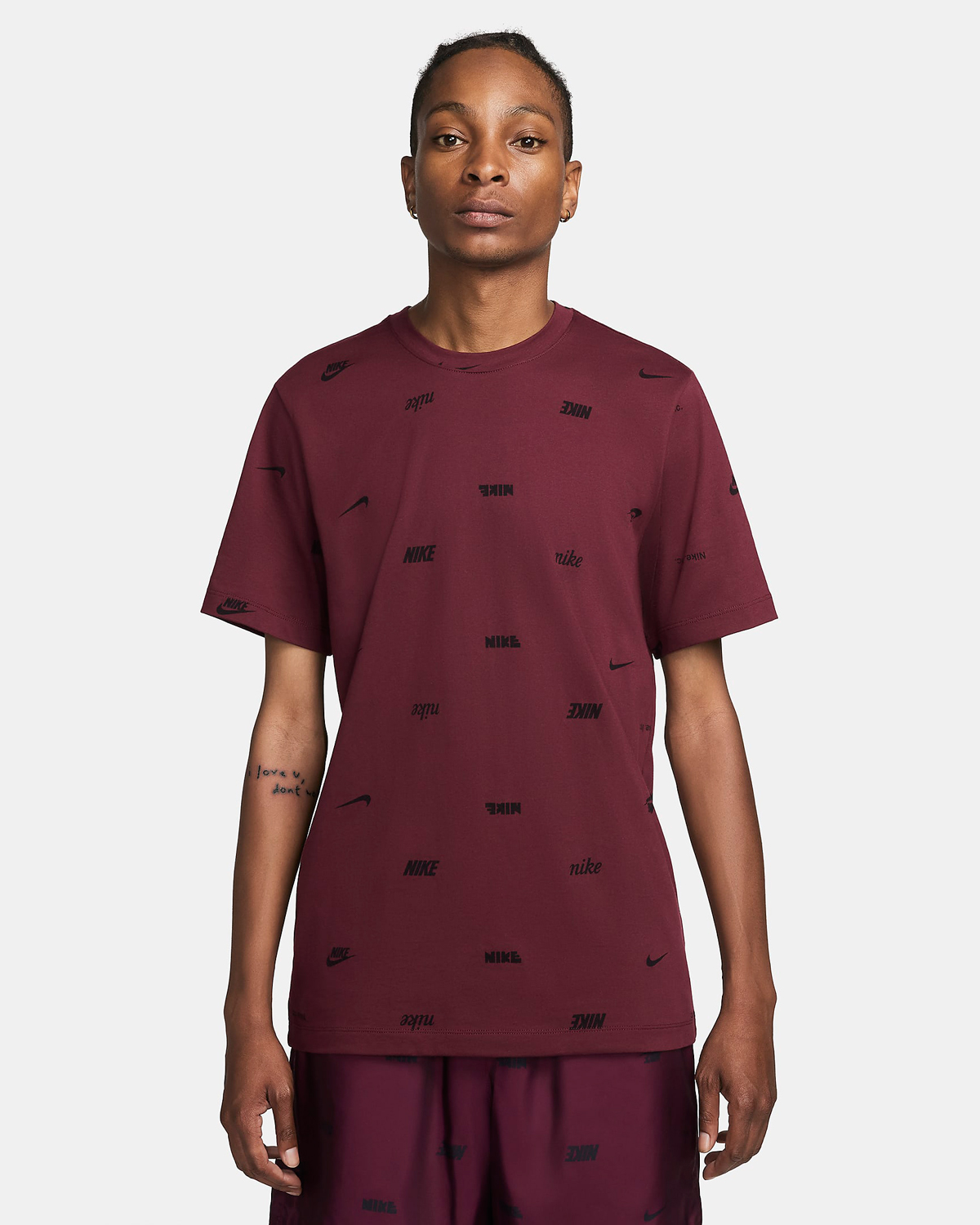 Nike-Club-Allover-Print-T-Shirt-Night-Maroon
