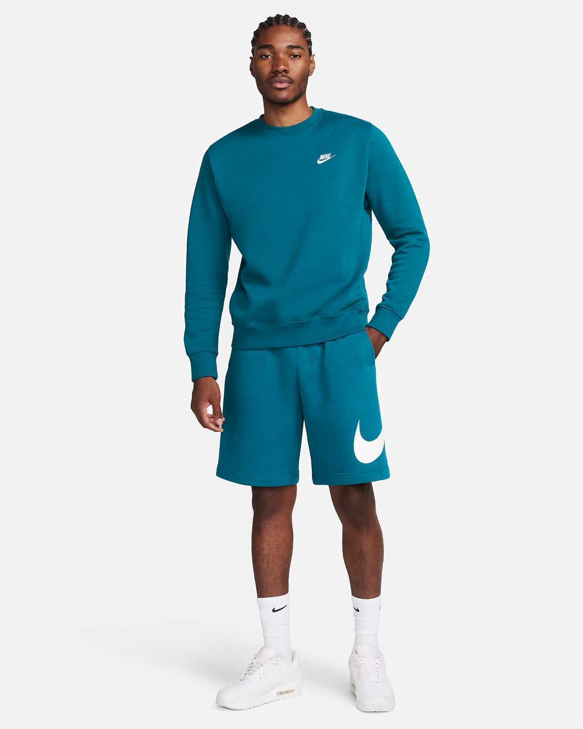 Nike-Club-Fleece-Crew-Sweatshirt-Geode-Teal-Outfit
