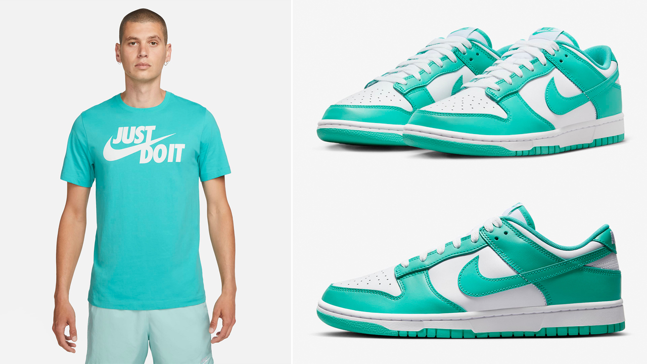 Nike-Dunk-Low-Clear-Jade-Shirts-Clothing-Outfits