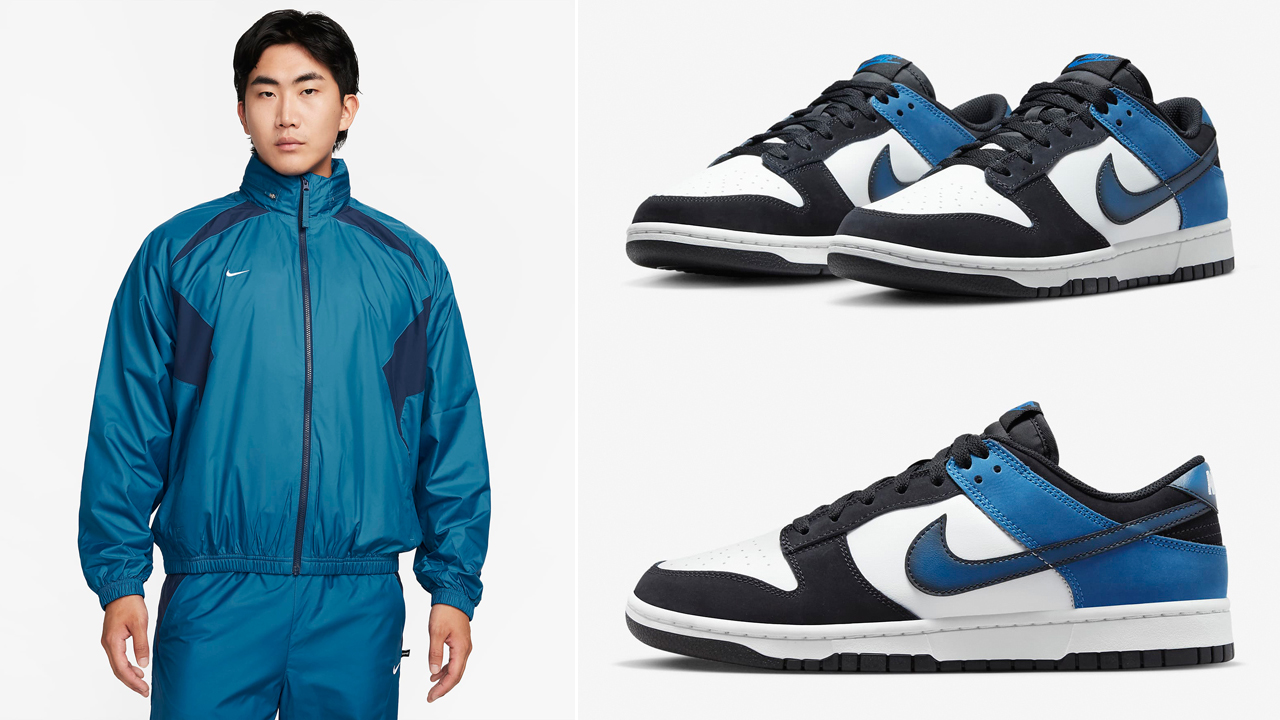 Nike Dunk Low Industrial Blue Jacket