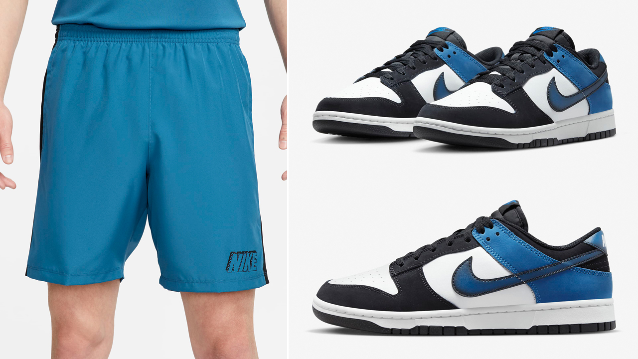 Nike-Dunk-Low-Industrial-Blue-Shorts