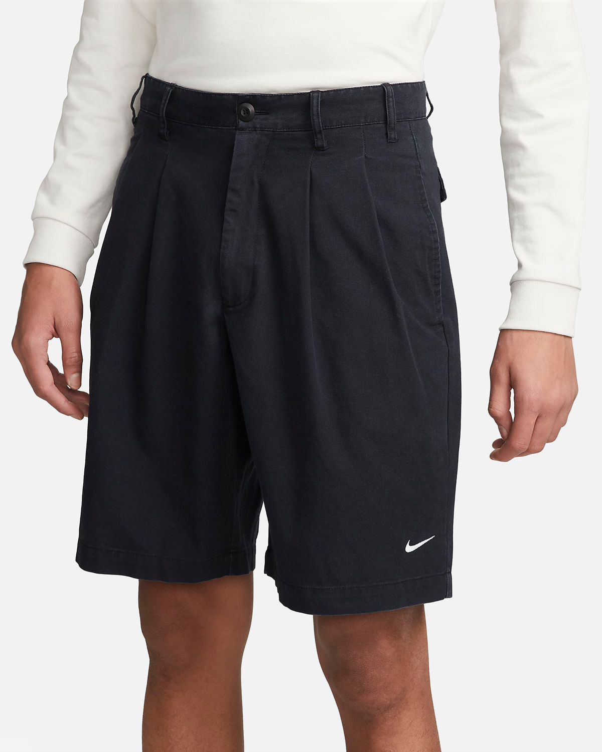 Nike-Life-Pleated-Chino-Shorts-Black-2