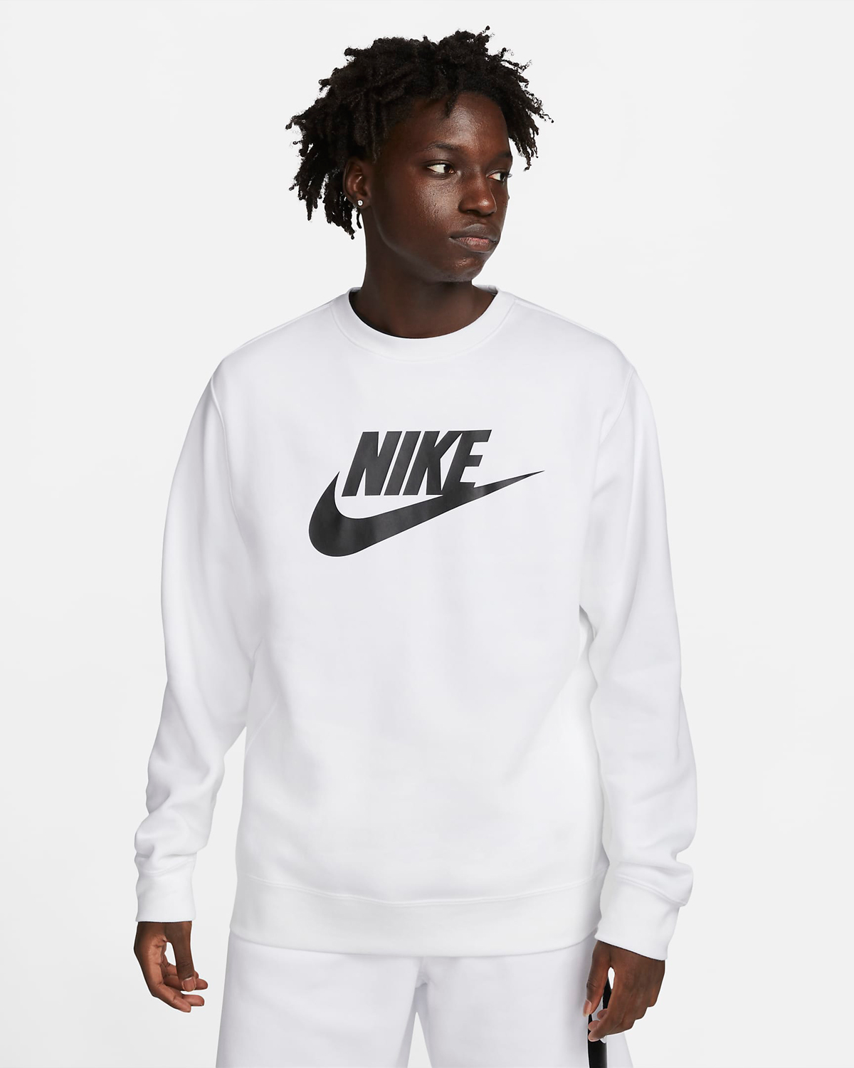 Nike-Sportswear-Club-Fleece-Graphic-Crew-Sweatshirt-White-Black