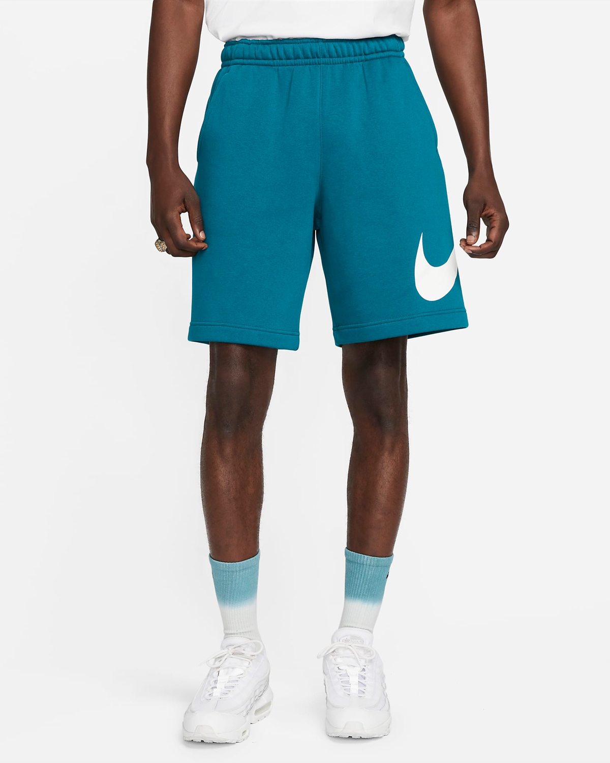Nike-Sportswear-Club-Fleece-Graphic-Shorts-Geode-Teal-1