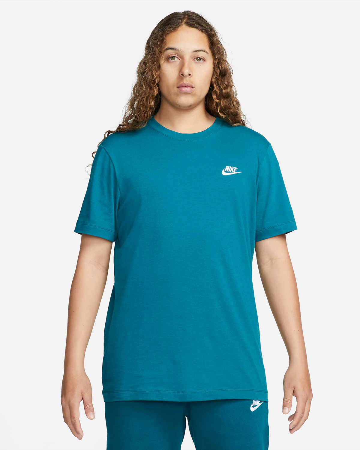 Nike-Sportswear-Club-T-Shirt-Geode-Teal