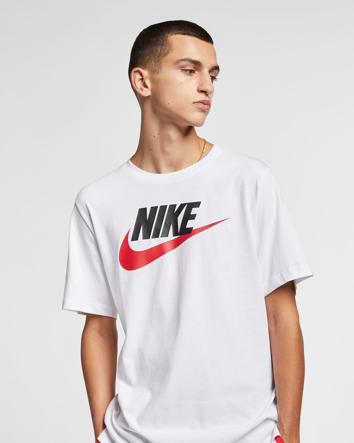 Nike-Sportswear-T-Shirt-White-Black-University-Red