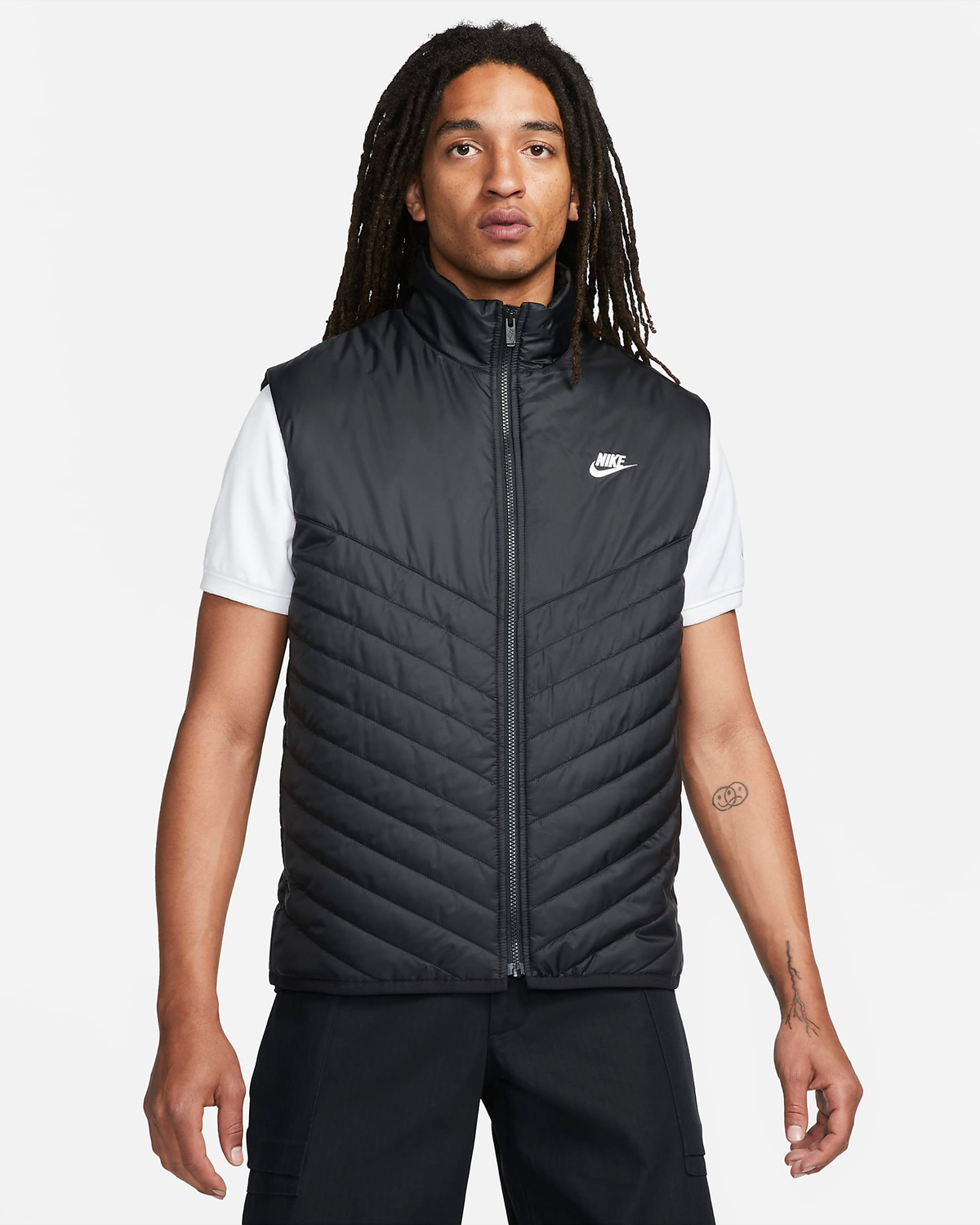 Nike-Sportswear-Windrunner-Puffer-Vest-Black-White