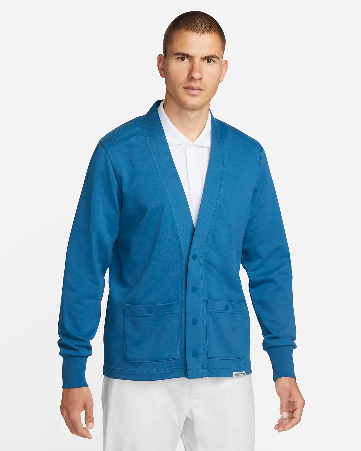 Nike-Standard-Issue-Golf-Cardigan-Sweater-Industrial-Blue