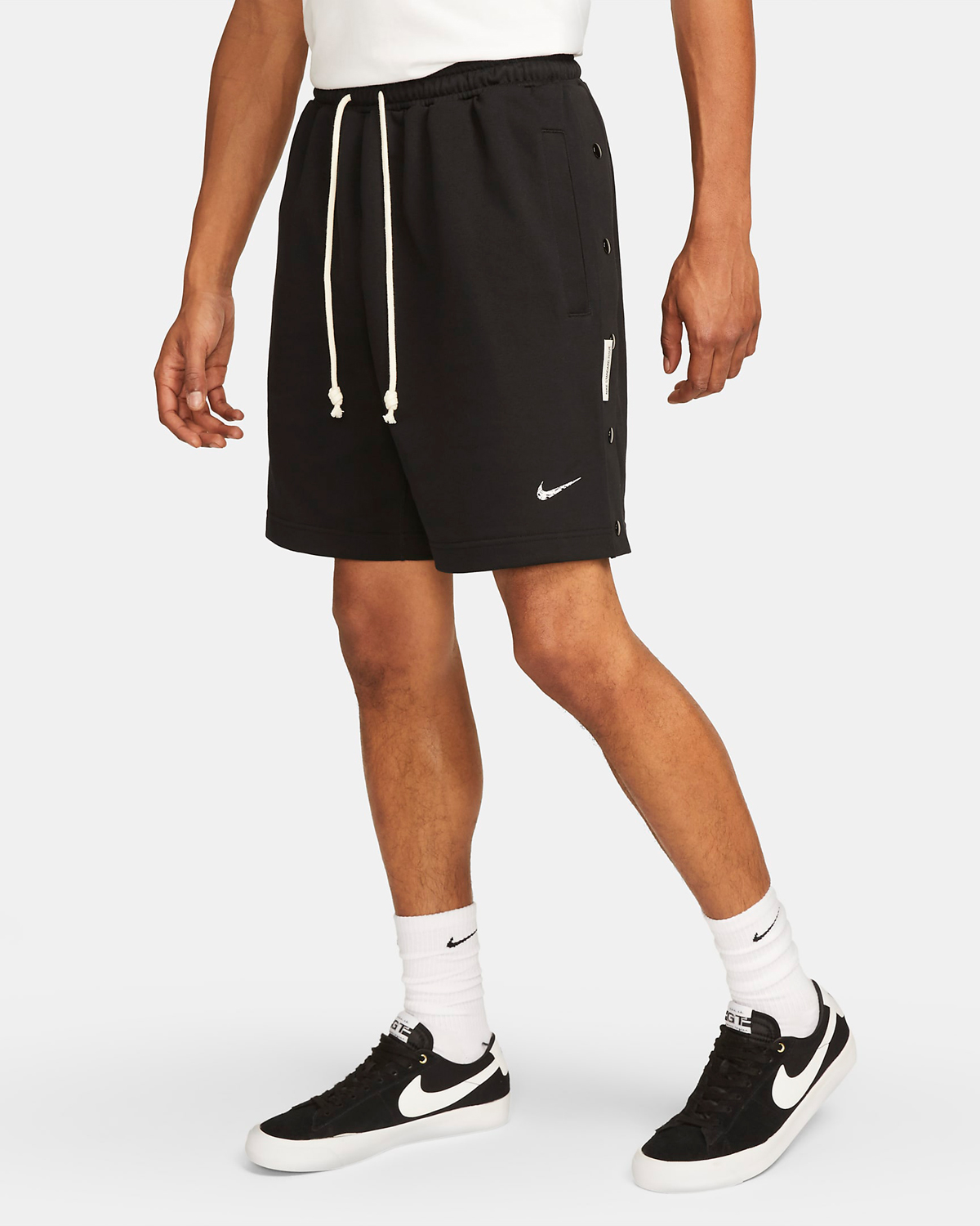 Nike-Standard-Issue-Shorts-Black-White-1