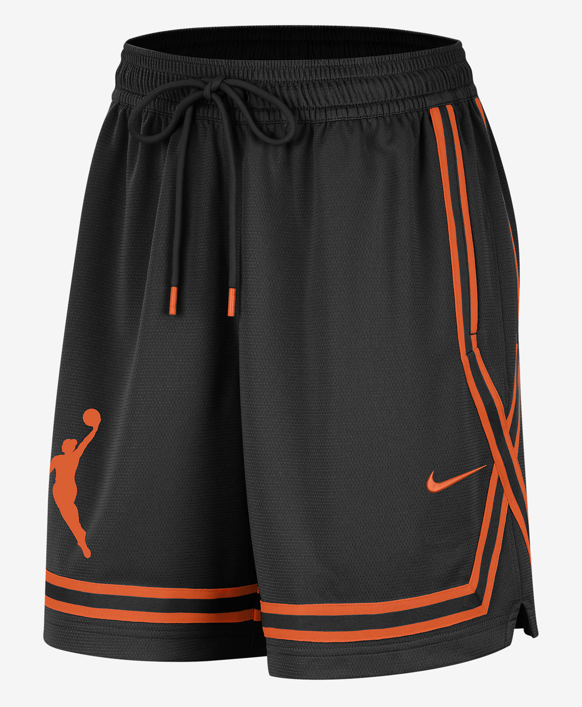 WNBA-Nike-Womens-Shorts-Black-Brilliant-Orange