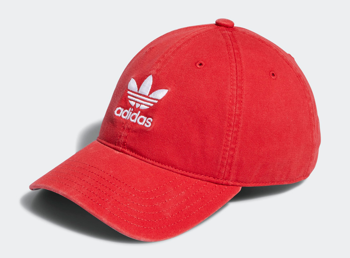 adidas-Relaxed-Strap-Back-Hat-Scarlet-Red