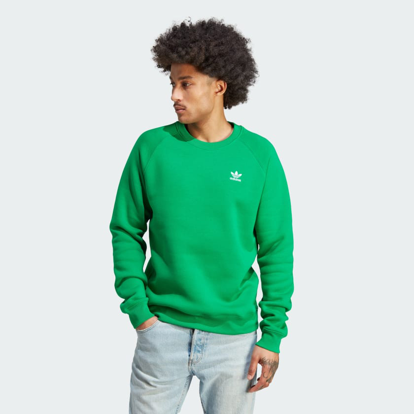 adidas-Trefoil-Essentials-Sweatshirt-Green