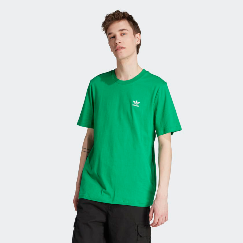 adidas-Trefoil-Essentials-T-Shirt-Green