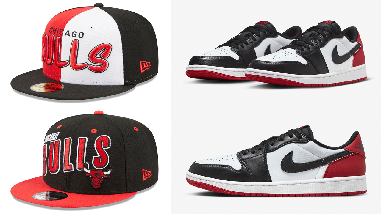 Air-Jordan-1-Low-OG-Black-Toe-Chicago-Bulls-Hats