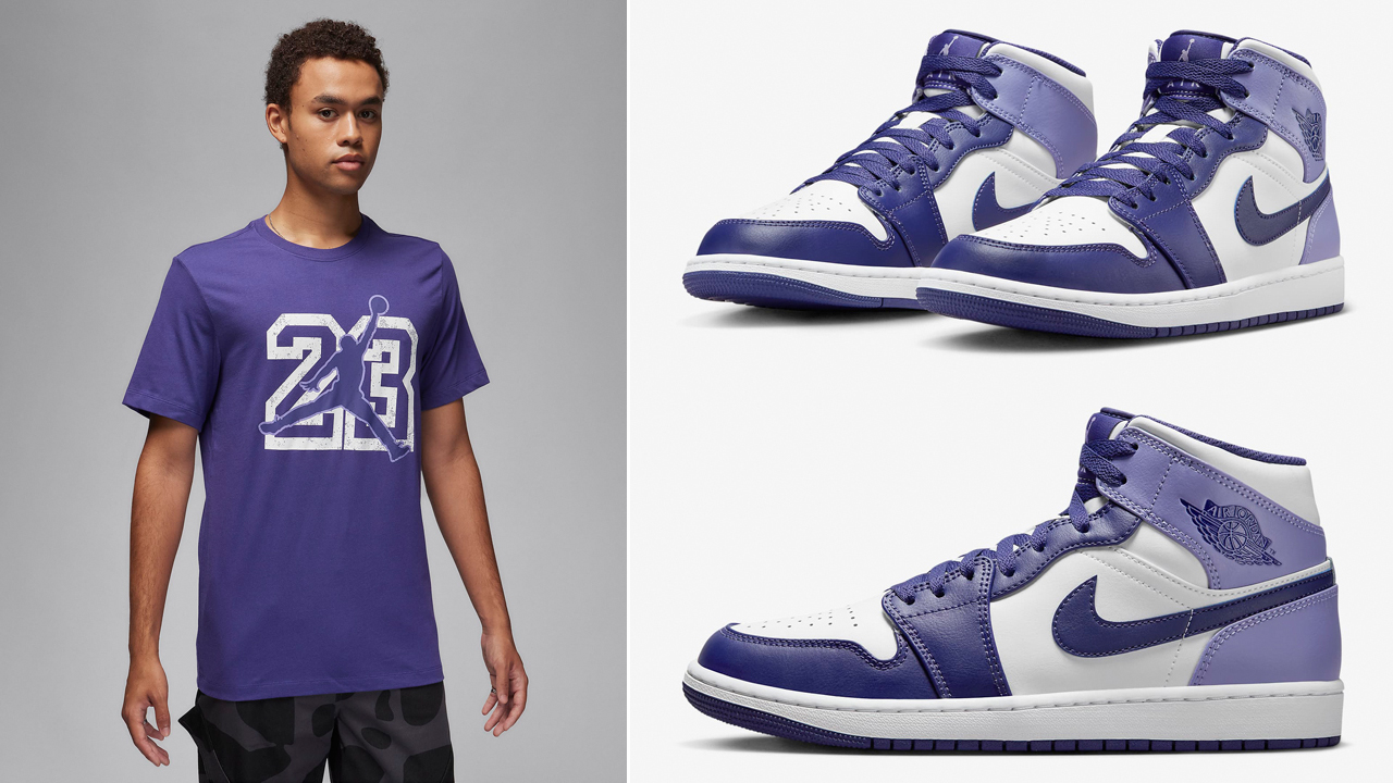 Air-Jordan-1-Mid-Sky-J-Purple-Shirt-Outfit