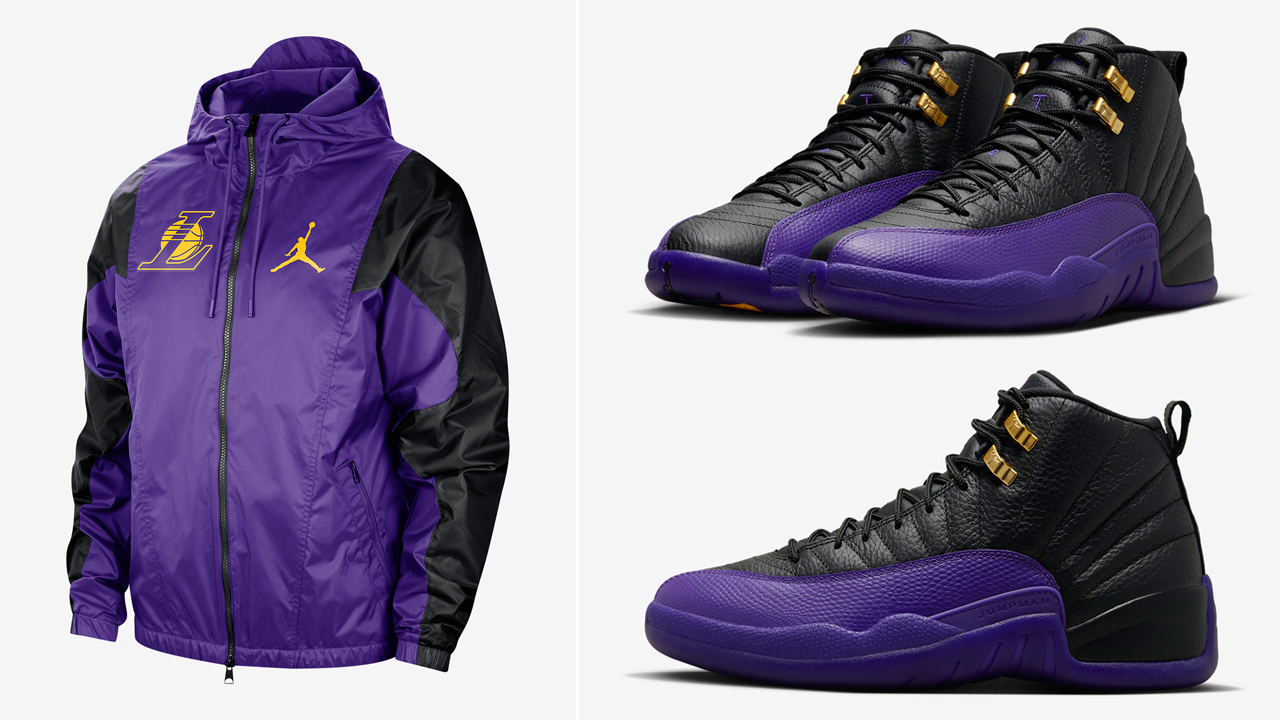 Air-Jordan-12-Field-Purple-Lakers-Jacket