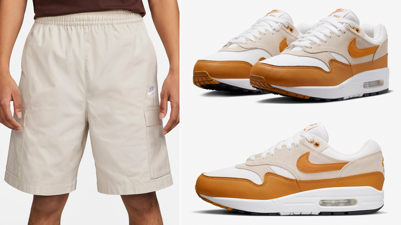 Nike-Air-Max-1-Bronze-Shorts-Match