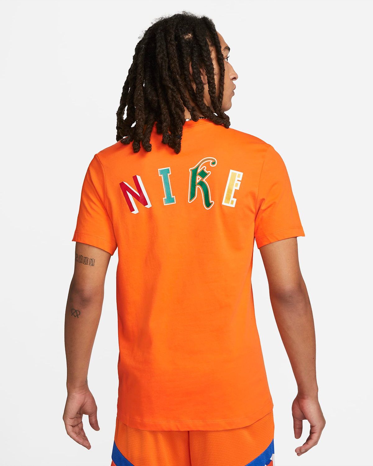 Nike-Basketball-T-Shirt-Orange-2
