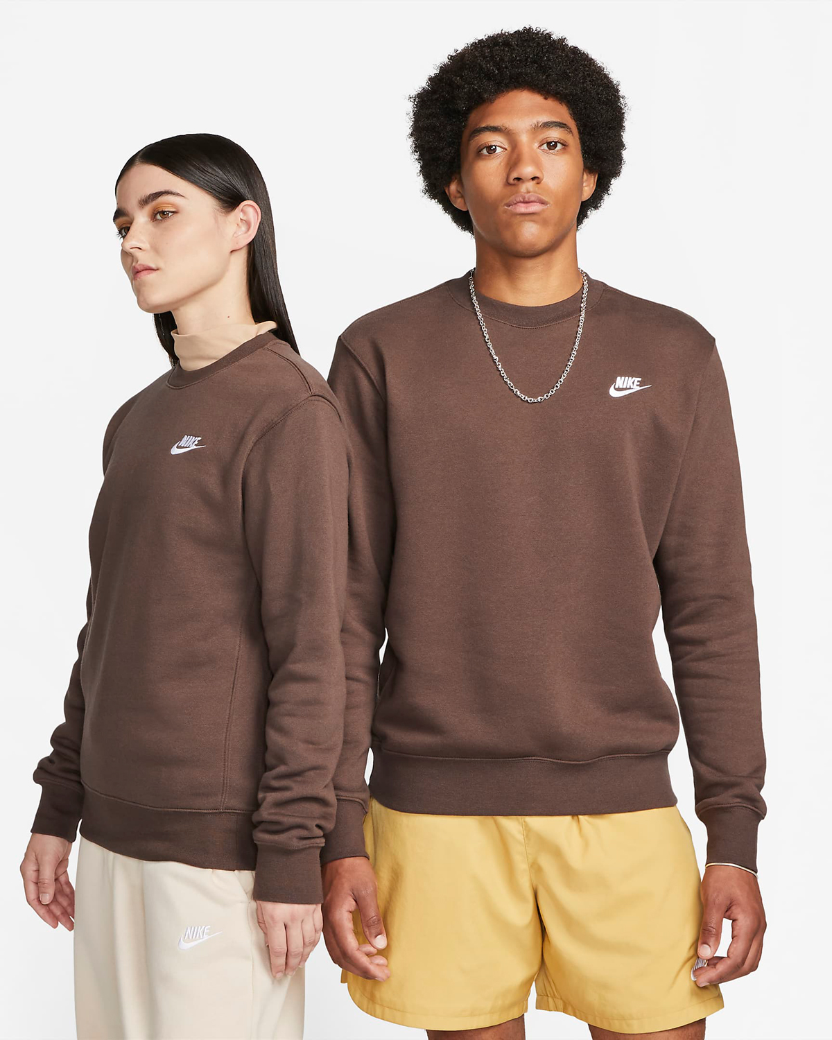 Nike-Club-Fleece-Crew-Sweatshirt-Baroque-Brown