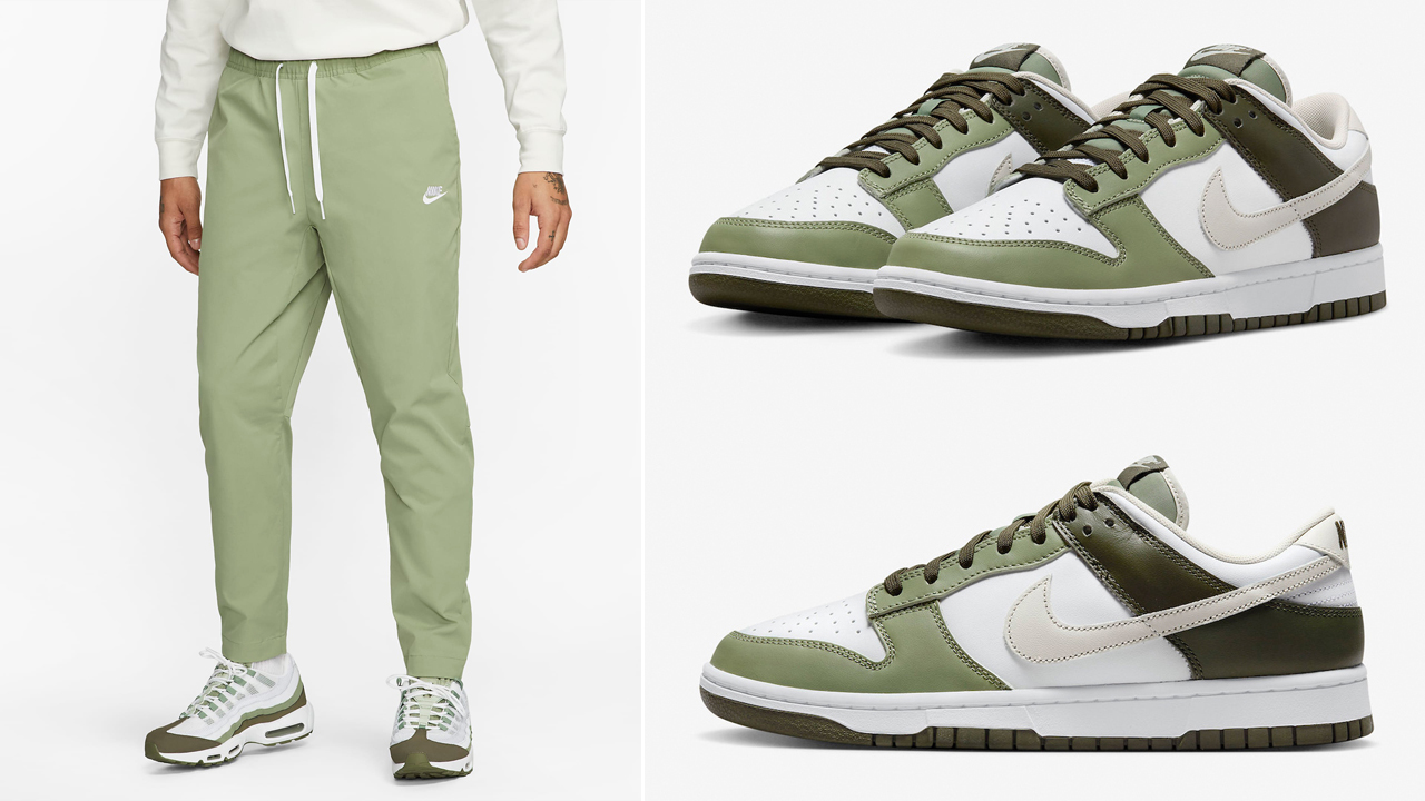 Nike-Dunk-Low-Oil-Green-Pants