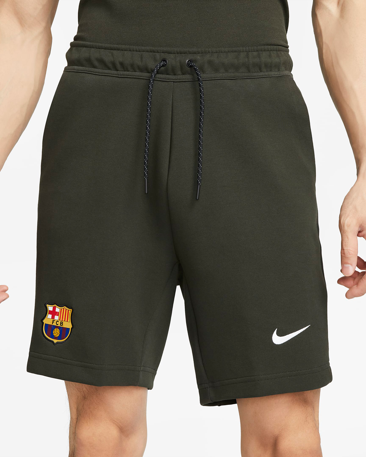 Nike-FC-Barcelona-Tech-Fleece-Shorts-Sequoia