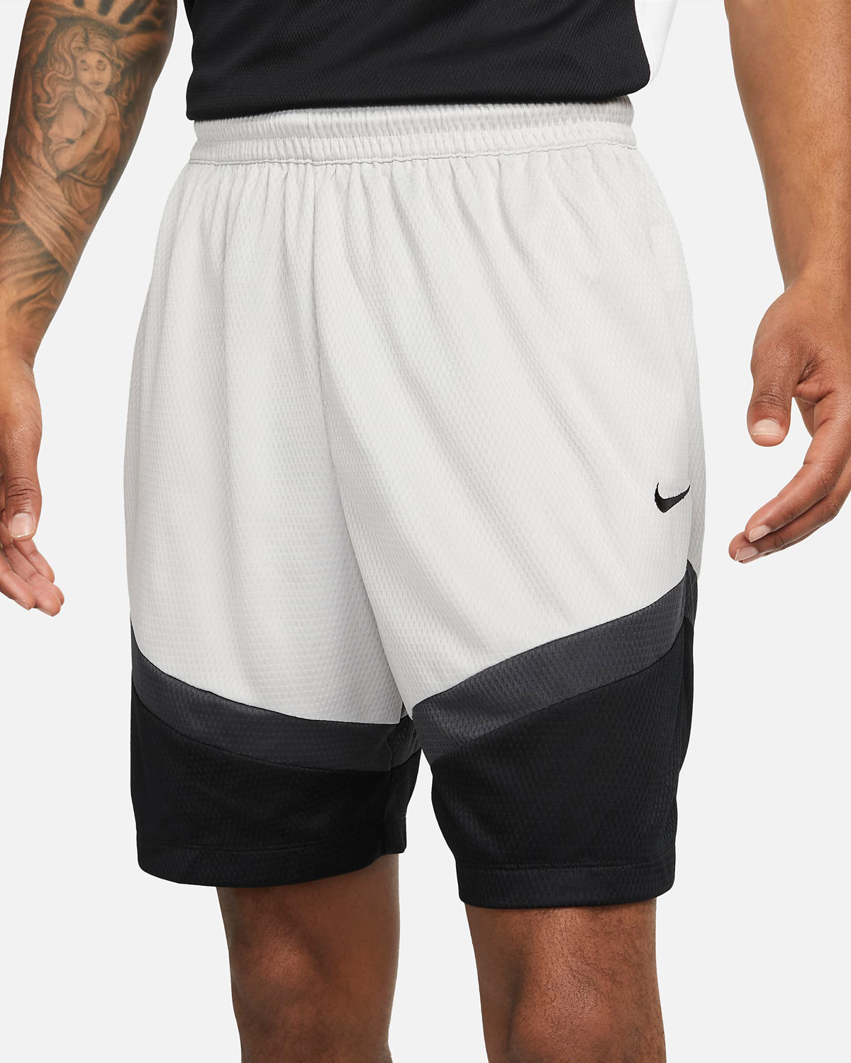 Nike Icon Basketball Shorts Light Iron Ore Black