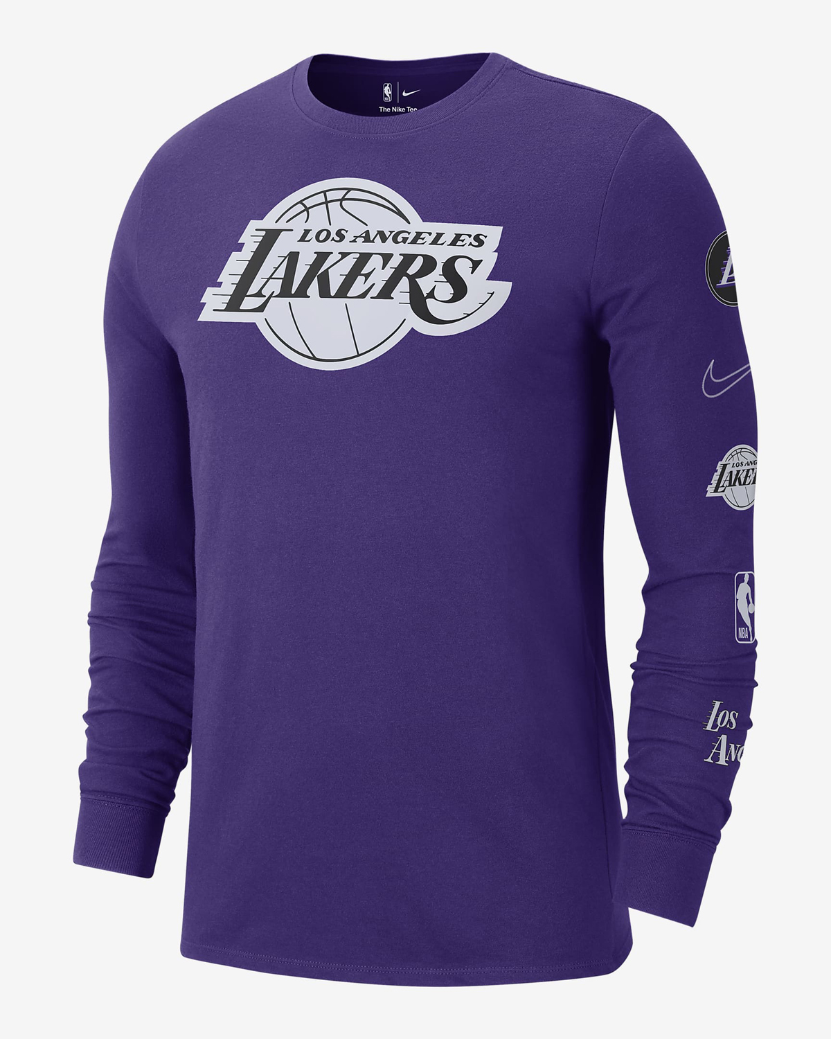 Nike-LA-Lakers-Long-Sleeve-Shirt-Field-Purple