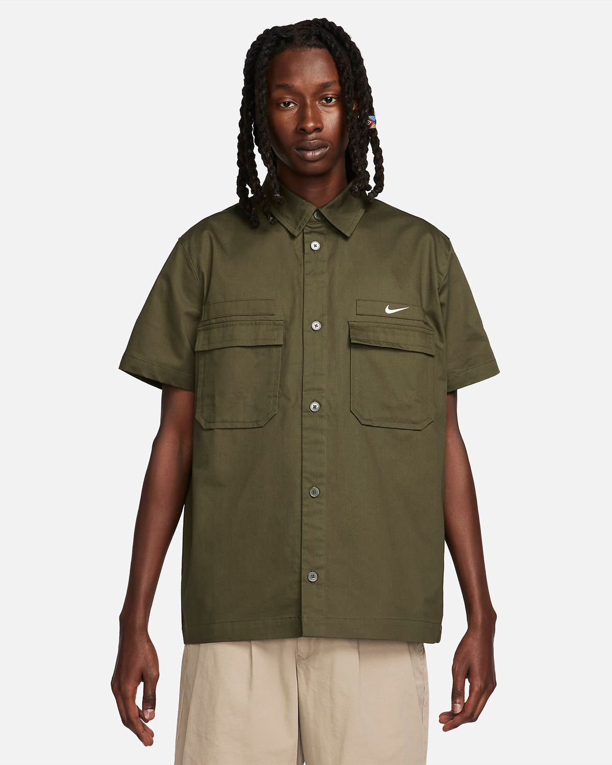 Nike-Life-Military-Shirt-Cargo-Khaki