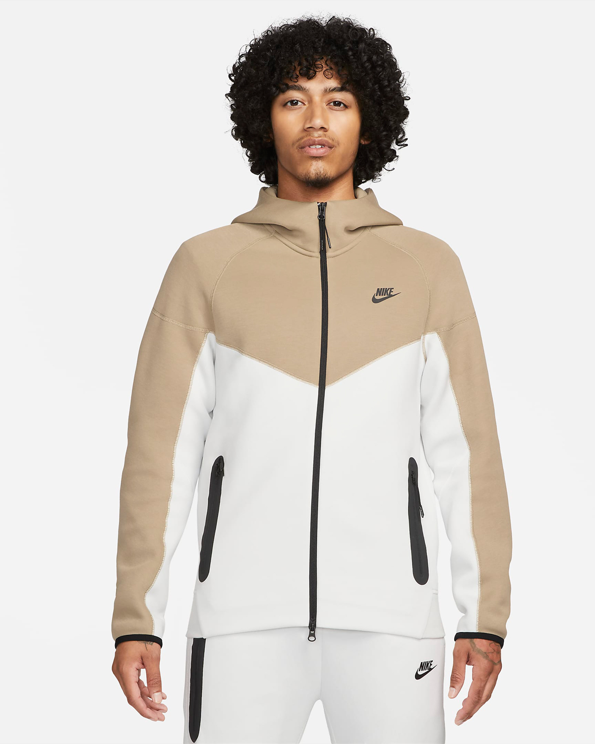 Nike-Tech-Fleece-Full-Zip-Hoodie-Summit-White-Khaki