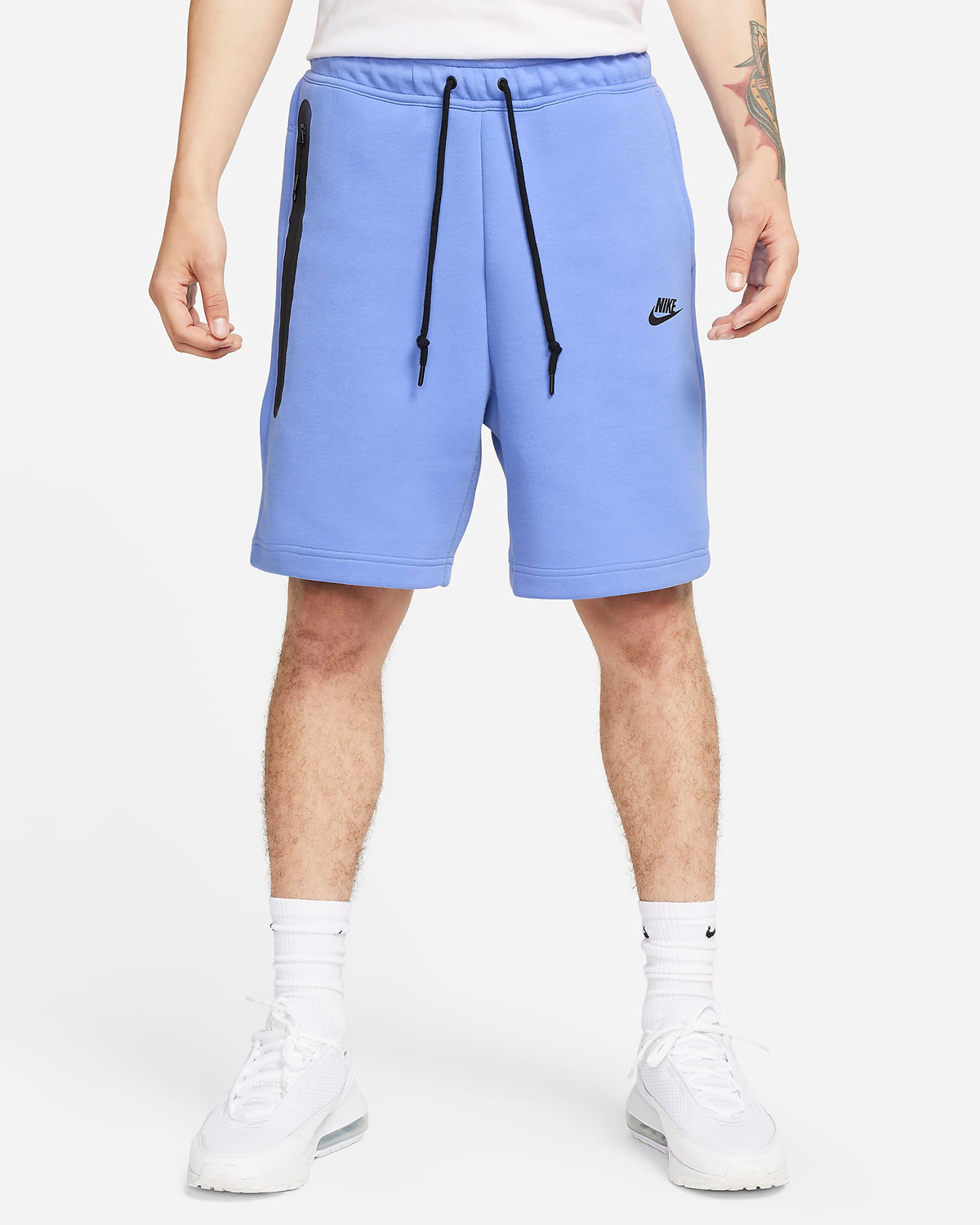 Nike-Tech-Fleece-Shorts-Polar-Blue-Black