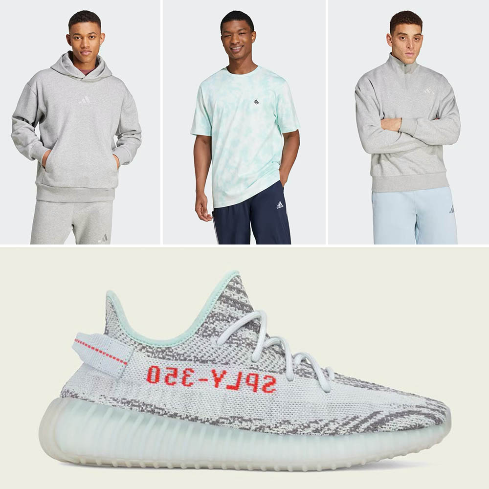 Yeezy 350 V2 Blue Tint 2024 Outfits