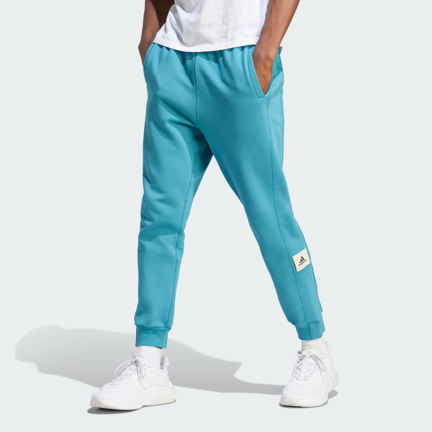adidas-Lounge-Fleece-Pants-Turquoise-Arctic-Fusion
