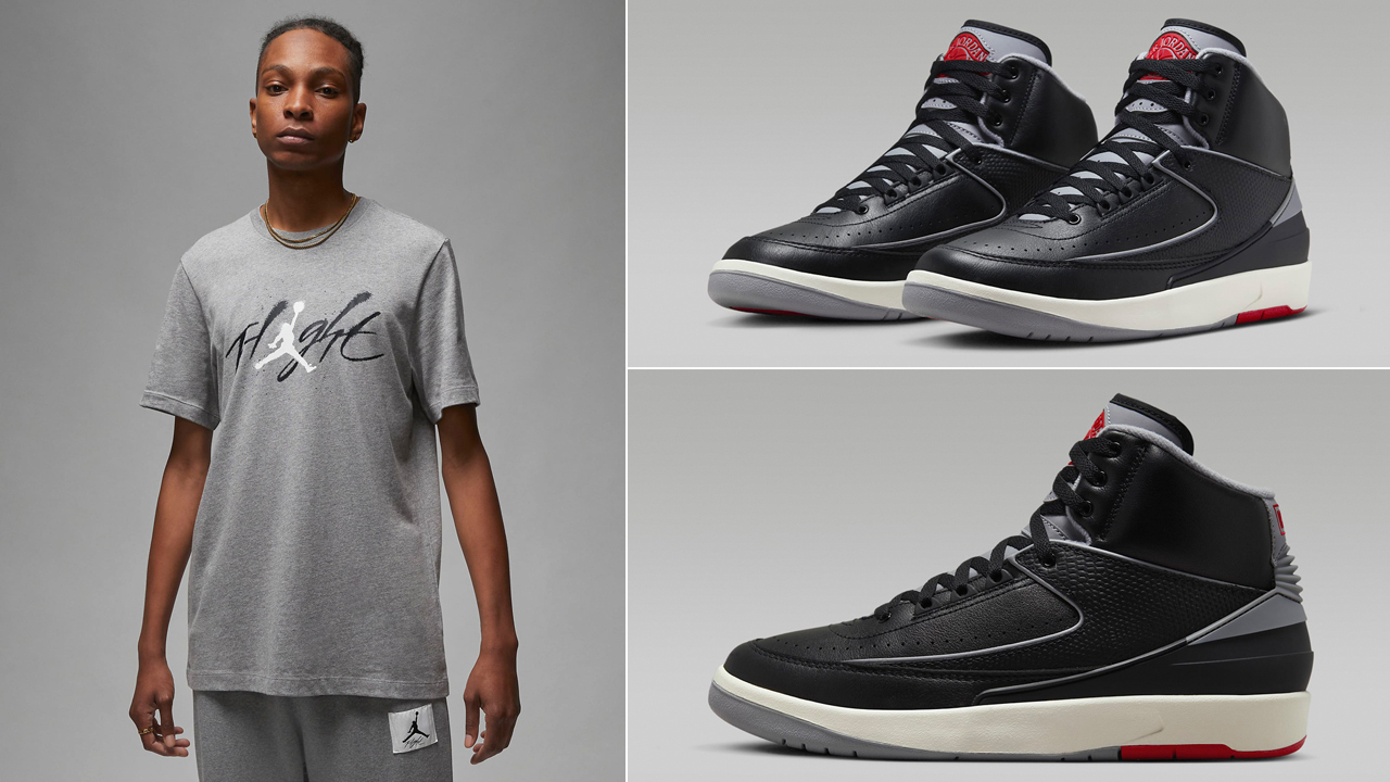 Air-Jordan-2-Black-Cement-Shirts-Clothing-Outfits