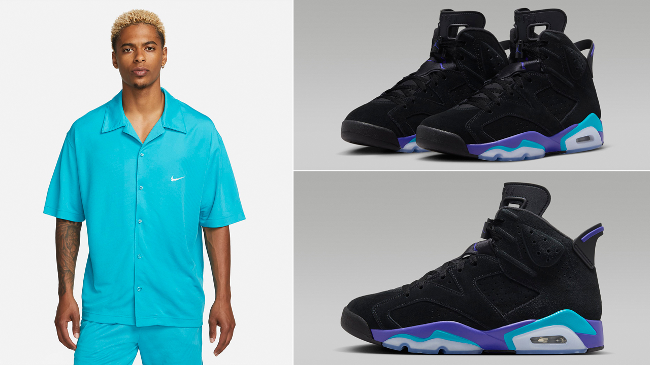 Air Jordan 6 Aqua Nike Clothing