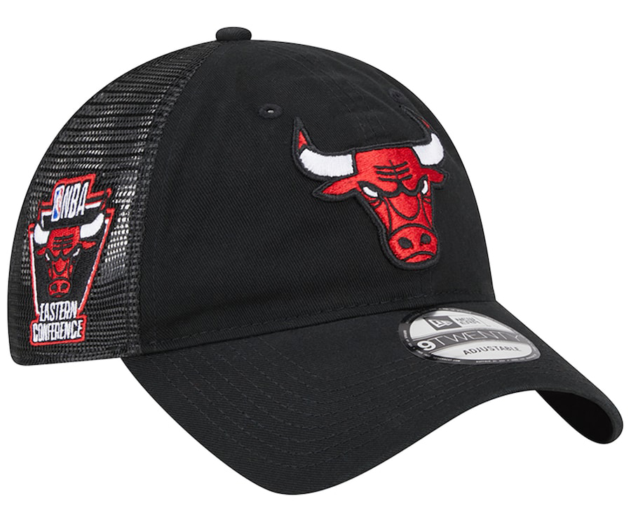 Chicago-Bulls-New-Era-Black-Side-Patch-Trucker-Hat-1