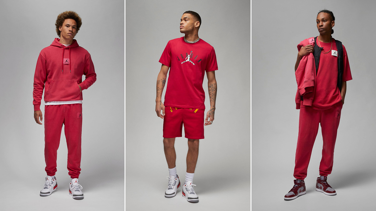 Jordan-Cardinal-Red-Outfits-Shirts-Clothing-Sneakers