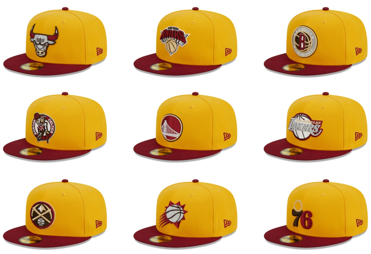 New-Era-NBA-Fall-Leaves-Yellow-Red-59Fifty-Fitted-Hats