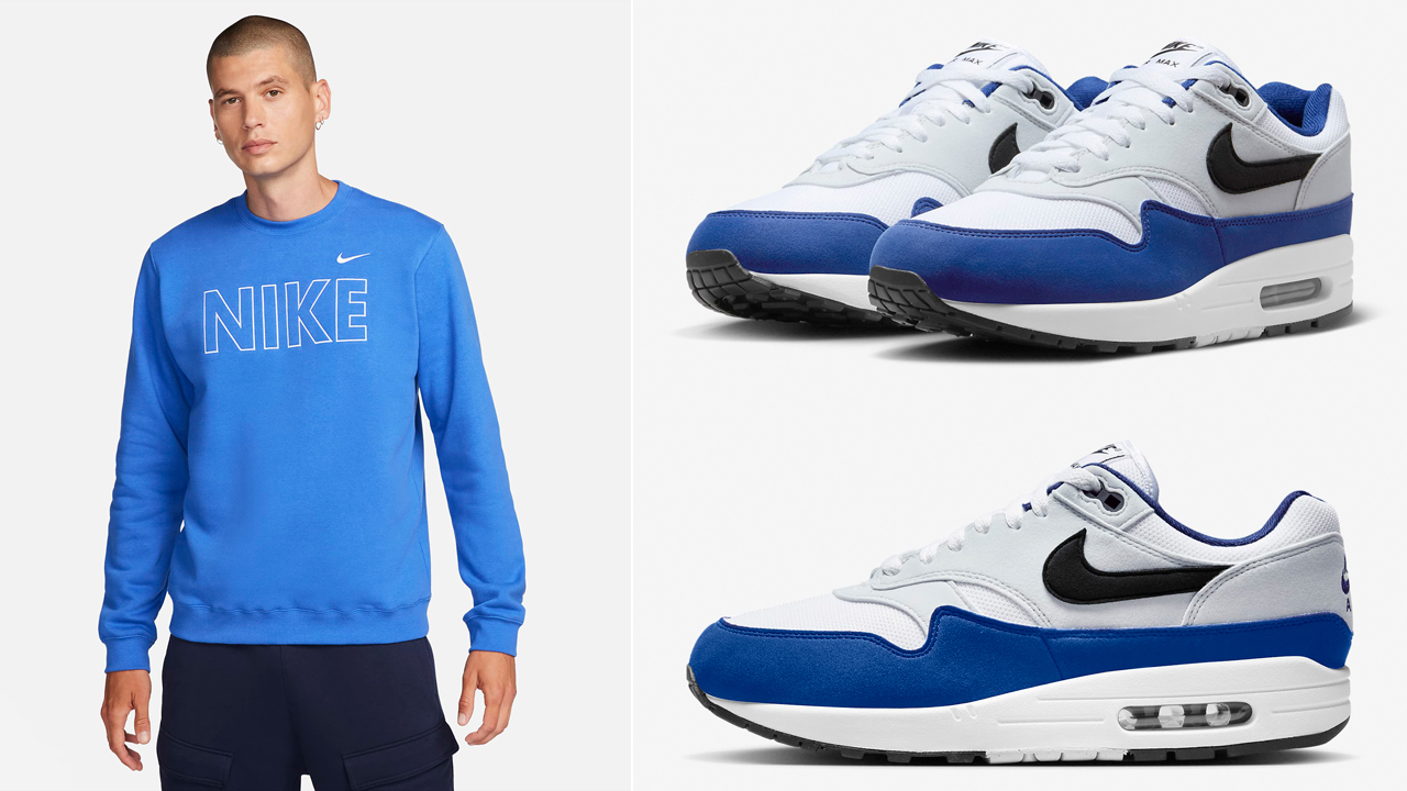 Nike-Air-Max-1-Deep-Royal-Blue-Sweatshirt