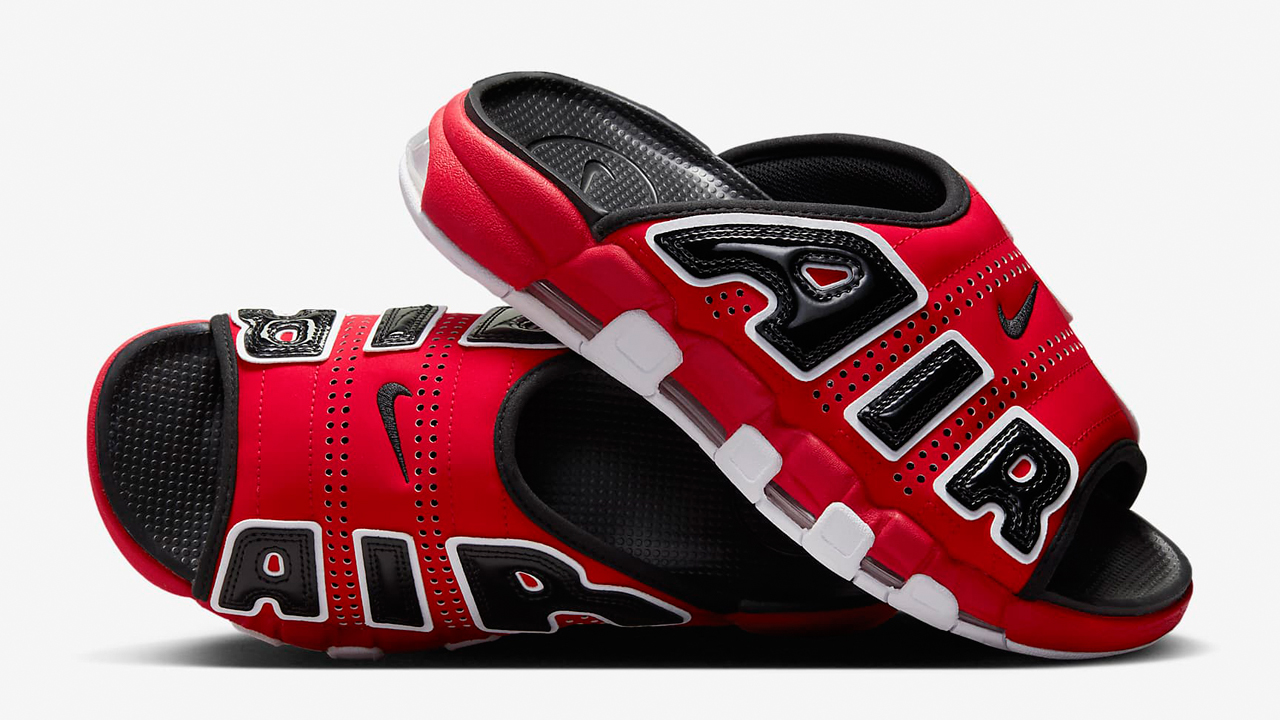 Nike-Air-More-Uptempo-Slides-University-Red-Black-Release-Date