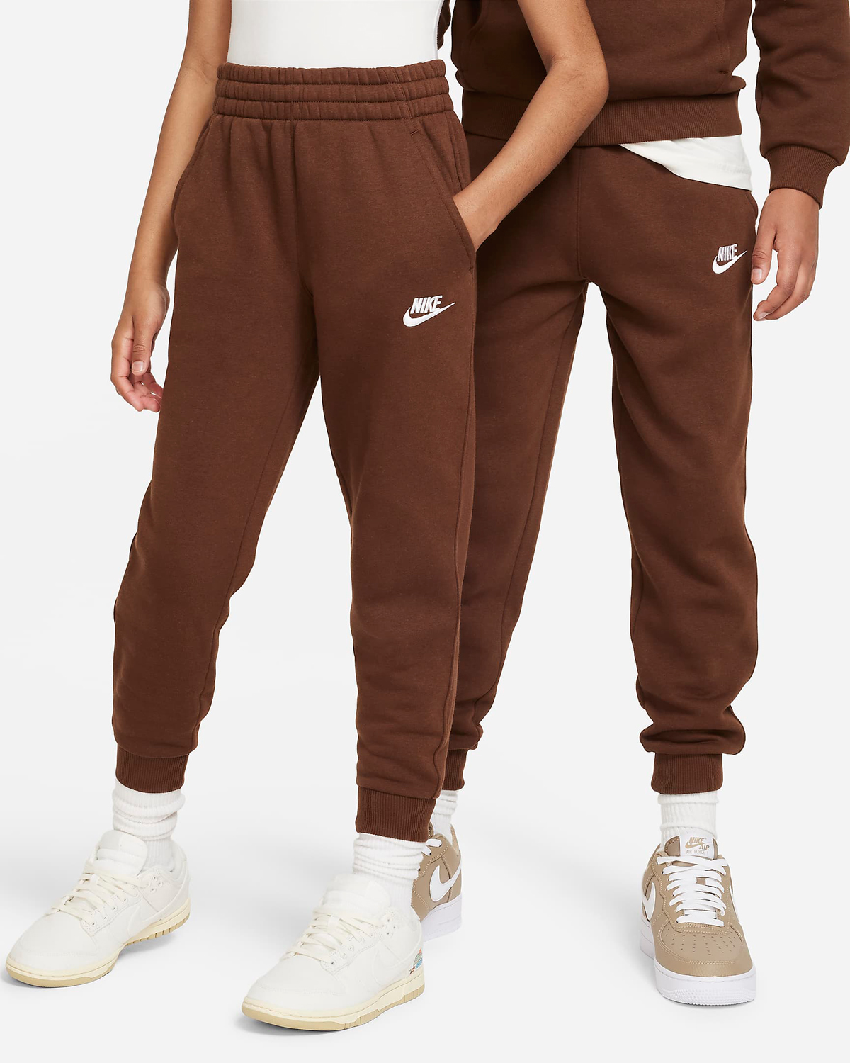 Nike-Club-Fleece-Jogger-Pants-Cacao-Wow-Big-Kids-GS-Grade-School